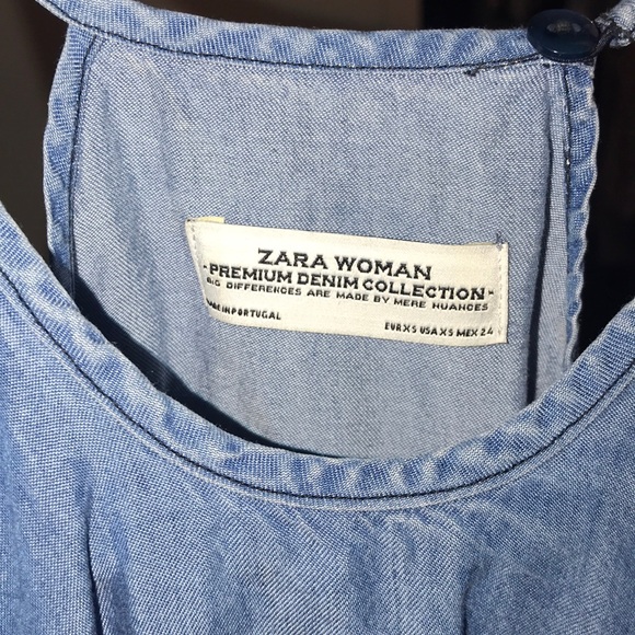 Zara denim crop top - Picture 4 of 4